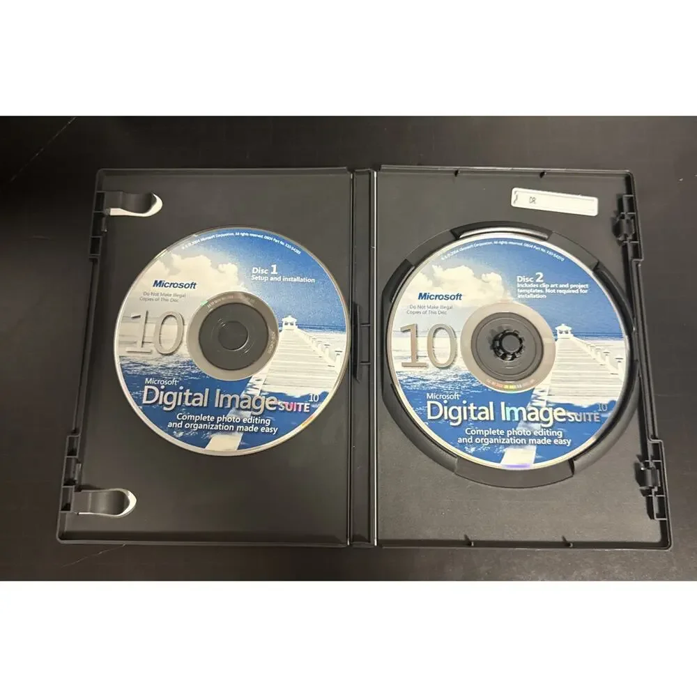Microsoft Digital Image Suite 10 Photo Editing Software Windows 98 ME 2000 XP